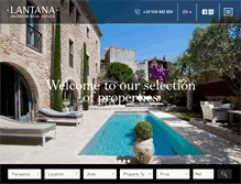 Tablet Screenshot of lantanapremium.com
